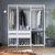 Guarda Roupa Closet 3 Peças com 3 Cabideiros 4 Gavetas e 2 Nichos Easy