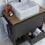 Gabinete para banheiro Nicho 1 gaveta 1 porta com cuba - comprar online