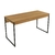 Mesa para Escritório Amêndoa/Preto - comprar online