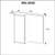 Espelheira para Banheiro BN3648 Mármore Branco 60x60cm Tecnomobili - Utilidades Prolar