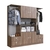 Guarda Roupas Casal 4 Portas, 4 Gavetas E 2 Cabideiros Closet Montana - comprar online