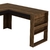 Mesa para Escritório Angular Nogal/Preto - loja online