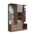 Guarda Roupas Solteiro Com Espelho , 2 Portas E 2 Gavetas Closet Montana - comprar online