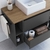 Conjunto Gabinete para banheiro 4 Nichos com cuba Armário de Banheiro 1 porta com espelho - comprar online