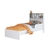 Cama Infanto Juvenil Com Estante E Protetores 90 House Branco - comprar online