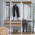 Guarda Roupa Closet 3 Peças com 3 Cabideiros 4 Gavetas e 2 Nichos Easy