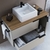 Conjunto Gabinete para banheiro 3 portas com cuba Armário de Banheiro com espelho 2 portas - comprar online
