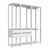 Guarda Roupa Closet 3 Peças com 3 Cabideiros 4 Gavetas e 2 Nichos Easy - comprar online