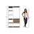 Guarda Roupa Closet 2 Peças com 1 Cabideiros 2 Gavetas e 6 Nichos Easy Prodecor - loja online