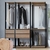 Guarda Roupa Closet 3 Peças com 3 Cabideiros 4 Gavetas e 2 Nichos Easy