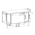 Gabinete Suspenso para Banheiro 80cm P1019 Mel sem Cuba - comprar online