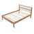 Cama de Casal Amêndoa/Branco na internet