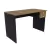 Mesa para Escritório Nogal/Preto - Utilidades Prolar