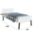 Cama Solteiro 90 Orlando Branco na internet