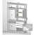 Closet Guarda Roupa 1 Arm. 3 Gav. 2 Cab. Linha Clothes na internet