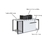 Gabinete Suspenso p/ Banheiro 80cm P1019 Branco com Cuba Berlin Preta - Utilidades Prolar
