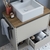 Conjunto Gabinete para banheiro Nicho 1 Gaveta 1 porta com cuba Armário de Banheiro 1 porta com espelho - comprar online