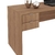 Mesa para Escritório com 2 gavetas Amêndoa na internet