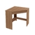 Mesa para Escritório de Canto Amêndoa - Utilidades Prolar