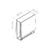 Mesa Dobravel P1003 Preto/Mel - loja online