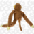 Brinquedo Pelúcia Macaco com apito - comprar online