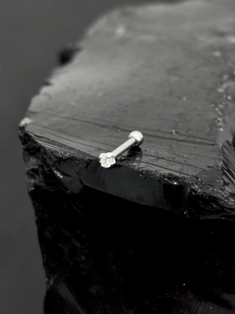 Piercing Orelha Zircônia