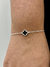 Pulseira Trevo Preto M Prata 925 - comprar online
