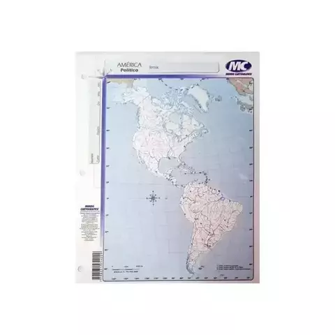 Mapa Escolar America Politico - comprar online