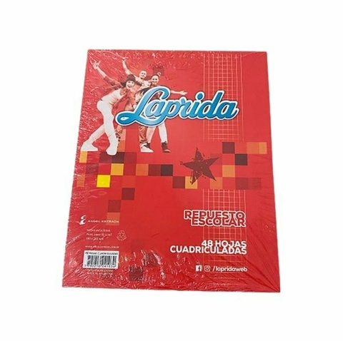 Repuesto Hoja Escolar X48 Hjs Cuadriculadas Laprida - comprar online