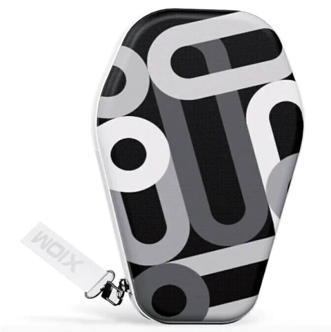 Raqueteira XIOM para 1 raquete - Preto e Branco