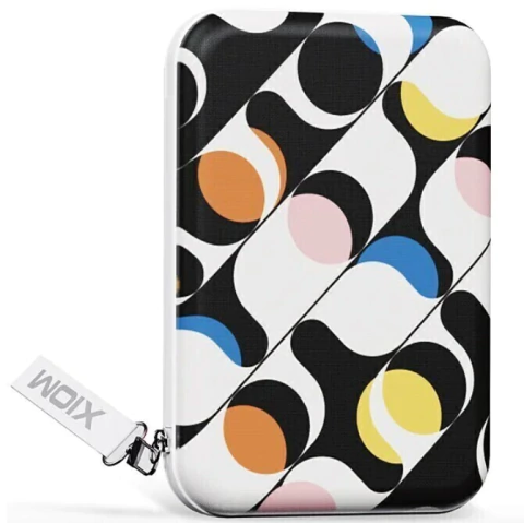 Raqueteira XIOM para 2 raquetes - Preto/Branco e Cores