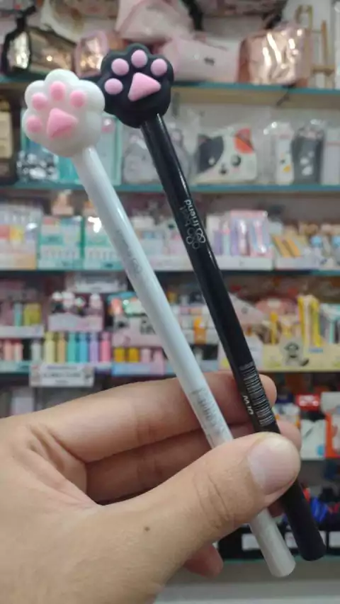 Microfibra Finliner Diseño Huellita Patita Kawaii
