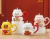 Set Taza Céramica Gatito De La Fortuna Tapa Infusión Kawaii