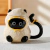Set Taza Céramica Gatito Cute Cat Tapa Infusión Kawaii en internet