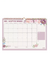 Calendario Almanaque 2025 Floral 35x25 Con Stickers Mooving - Libreria Konoha