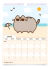 Calendario Almanaque 2026 Pusheen Mooving Espiral en internet