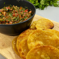 Sopaipillas+pebre