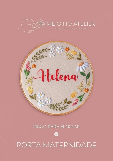 Guirlanda de Margaridas com Tulipas Substituíveis | Porta Maternidade