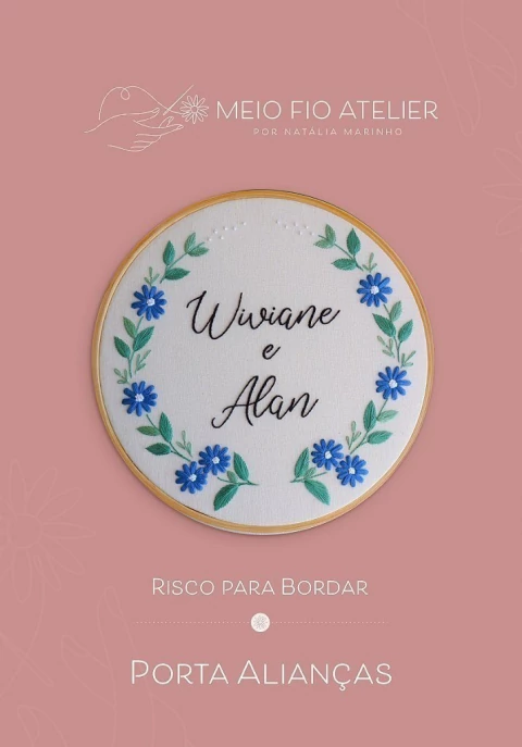 Semi-Guirlanda de Margaridas | Porta Alianças