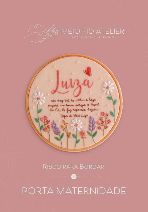 Jardim de Lavandas e Margaridas | Porta Maternidade