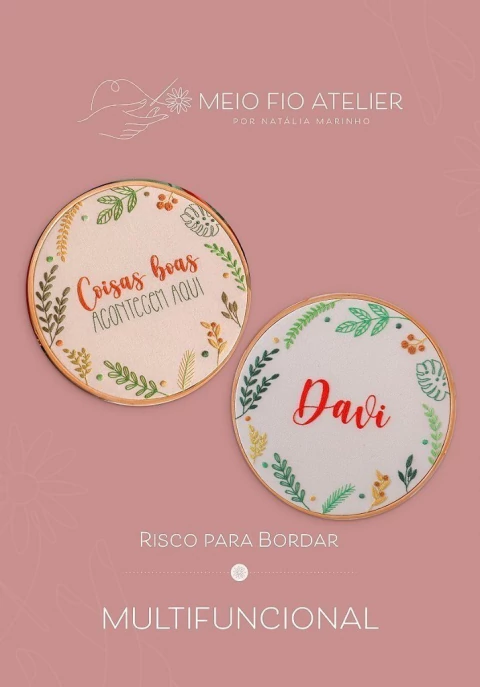 Guirlanda de Folhas - Coisas Boas | Pendente de Porta & Porta Maternidade