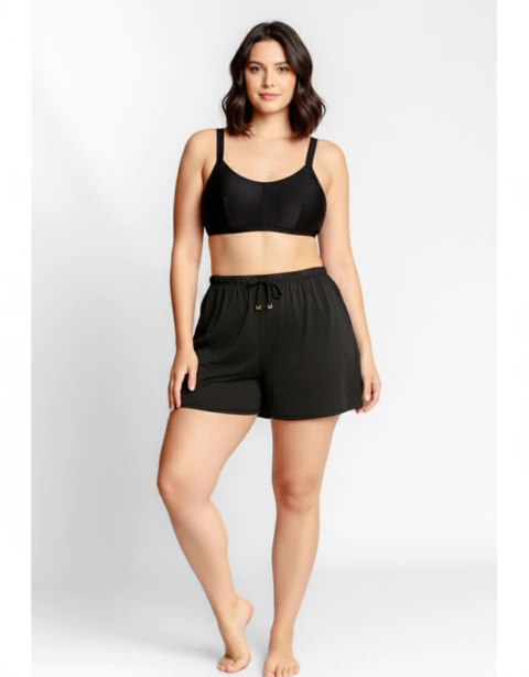 Short de Piscina soltinho preto