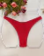 Calcinha biquini asa delta fio duplo vermelha