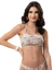 Busto Biquini Cropped com bojo removivel Coqueiro nude - comprar online