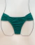 Calcinha biquini drapeada verde escuro - Doce Magia moda praia e moda feminina