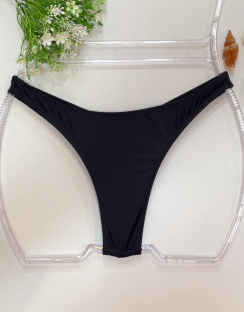 Calcinha Biquini Asa Delta Fio Duplo preto