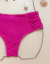 Calcinha Biquini Drapeada Lateral fio duplo pink - Doce Magia moda praia e moda feminina