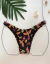 Calcinha Biquini asa delta arara Tropical - Doce Magia moda praia e moda feminina