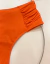 Calcinha Biquini Drapeada Lateral Fio Duplo laranja - Doce Magia moda praia e moda feminina