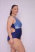 Maiô torcido EFEITO LIPO TRICOLOR AZUL - Doce Magia moda praia e moda feminina